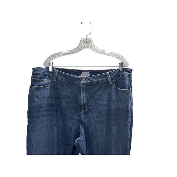 LL Bean Jeans Women's Size 20 Petite Lined Insulated Favorite Fit - Picture 3 of 8